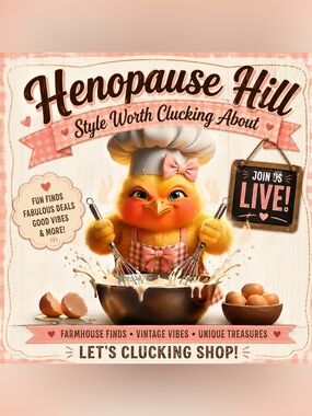 LIVE!!! Come to the coop! Lots of flocking around at Henopause Hill!